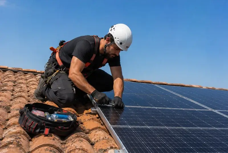 Maintenance et monitoring de panneaux solaires à Pont-de-l'Isère
