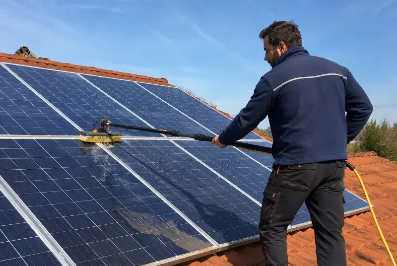 Nettoyage et entretien de panneaux solaires à Pont-de-l'Isère